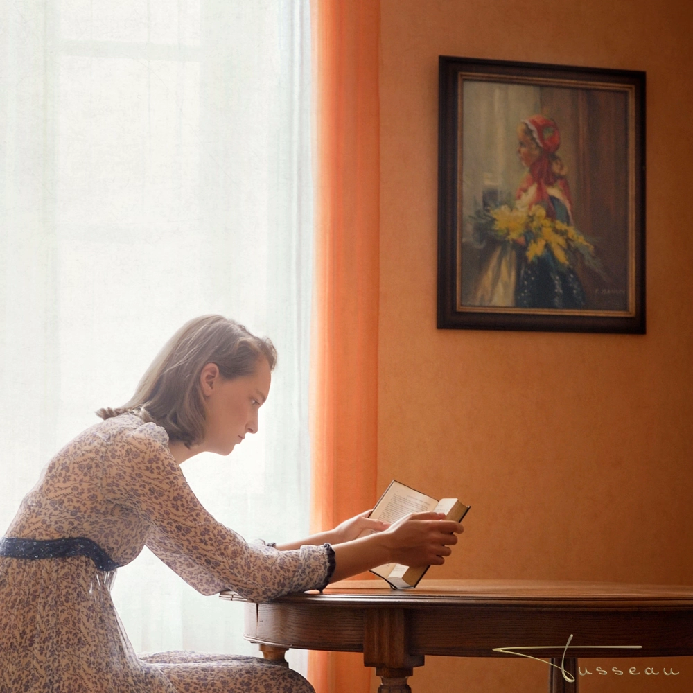 Young Woman Reading